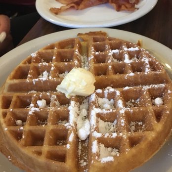 Mason's Grill - Waffle with eggs and bacon - American Near Me - Baton Rouge, Louisiana Mason's Grill - Waffle with eggs and bacon - American Near Me - Baton Rouge, Louisiana