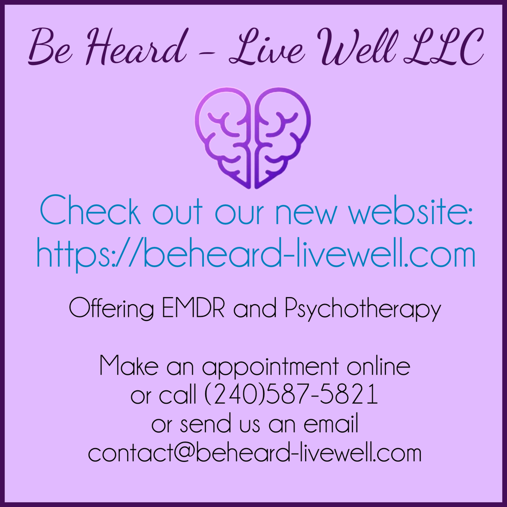 BE HEARD LIVE WELL Germantown, Maryland Counseling & Mental Health