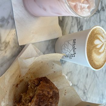 Attalus Coffee - Strawberry Basil Seasonal Drink, Wildflower Latte, Iced Vanilla Latte, & Coffee Cake - Breakfast & Brunch Near Me - Vacaville, California Attalus Coffee - Strawberry Basil Seasonal Drink, Wildflower Latte, Iced Vanilla Latte, & Coffee Cake - Breakfast & Brunch Near Me - Vacaville, California