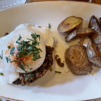 Agora DC - Kiymali Eggs Benedict - Mediterranean Near Me - Washington, DC, District of Columbia