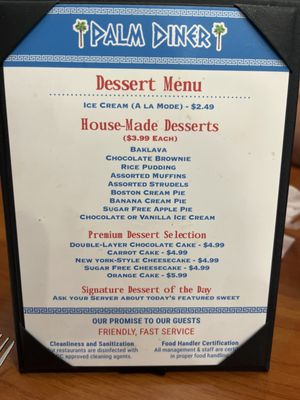 Menu photo 1 Palm Diner Boynton Beach, FL Menu photo 1 Palm Diner Boynton Beach, FL