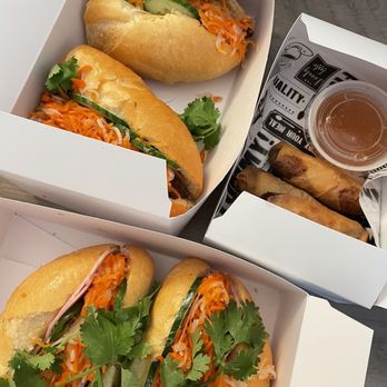 Mr. Banh Mi - Mr. Mr Banh Mi Lemongrass Pork Banh Mi Fried Spring Rolls - Coffee & Tea Near Me - Brooklyn, New York Mr. Banh Mi - Mr. Mr Banh Mi Lemongrass Pork Banh Mi Fried Spring Rolls - Coffee & Tea Near Me - Brooklyn, New York