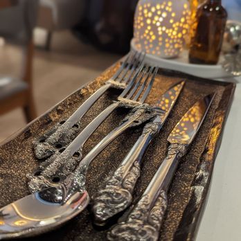 Be.Steak.A - A serving of silverware which is refreshed with each course - Bars Near Me - Campbell, California Be.Steak.A - A serving of silverware which is refreshed with each course - Bars Near Me - Campbell, California