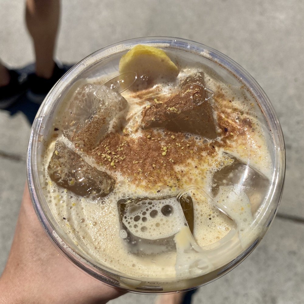 PROVIDER - Iced pistachio latte with oat milk - Coffee & Tea Near Me - Indianapolis, Indiana PROVIDER - Iced pistachio latte with oat milk - Coffee & Tea Near Me - Indianapolis, Indiana