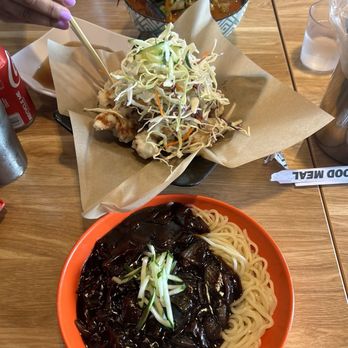 The Ppong - Black bean noodles, sweet and sour pork, seafood seafood Jjam ppong. - Korean Near Me - Los Angeles, California