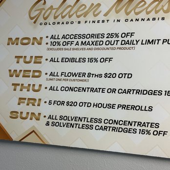Golden Meds - Daily discounts - Cannabis Dispensaries Near Me - Denver, Colorado Golden Meds - Daily discounts - Cannabis Dispensaries Near Me - Denver, Colorado