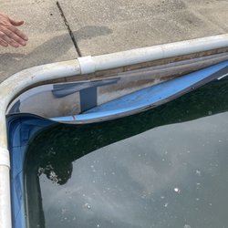 Chautauqua Pools and Power Sports - Liner having to be duct taped in