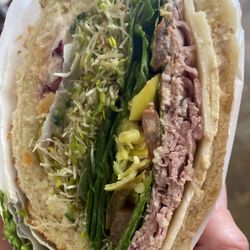 Holiday Market - From Deli Roast beef, Provolone all veggies except blk olives. (Allergic)