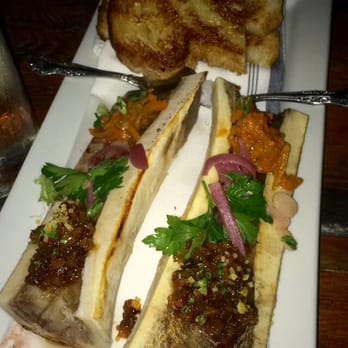 Longman & Eagle - Slagel Family Farms Bone Marrow, Bacon-Shallot Jam, Green Apple Kimchi, Pickled Garlic & Shallots, Parsley, Sourdough - Gastropubs Near Me - Chicago, Illinois Longman & Eagle - Slagel Family Farms Bone Marrow, Bacon-Shallot Jam, Green Apple Kimchi, Pickled Garlic & Shallots, Parsley, Sourdough - Gastropubs Near Me - Chicago, Illinois