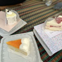 Honu Bakery - A slice of heaven: Purple sweet potato mango, and strawberry shortcake treats.
