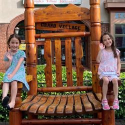The Grand Village Shops - The giant rocking chair!