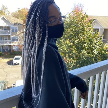 Musa Braids and Weaves - Musa Braids and Weave Ombré Black to Grey. - Hair Stylists Near Me - Manassas, Virginia Musa Braids and Weaves - Musa Braids and Weave Ombré Black to Grey. - Hair Stylists Near Me - Manassas, Virginia