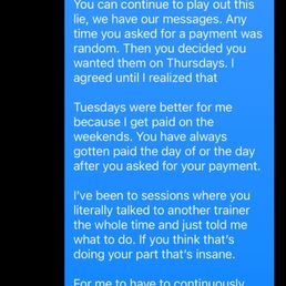 This is photos showing the conversations leading up to this. And the initial conversation that ended the business relationship.