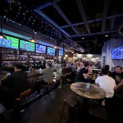 Bar with TVs