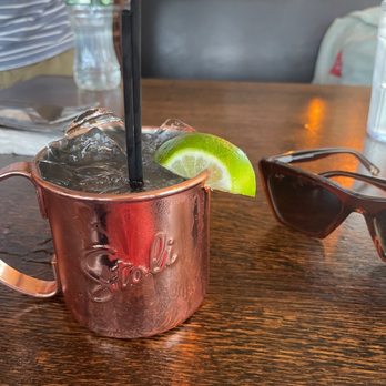Mohegan Restaurant & Bar - Coconut mule - New American Near Me - New Shoreham, Rhode Island Mohegan Restaurant & Bar - Coconut mule - New American Near Me - New Shoreham, Rhode Island