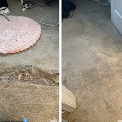 Carpet Repair - Before and after. I'm so happy with the results.