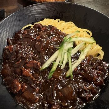 Modoo Banjeom - Jajangmyeon (black bean noodle) - Korean Near Me - Bothell, Washington