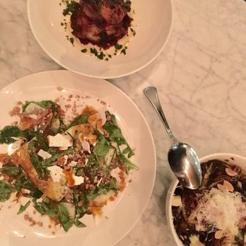Launderette - Brussels, Zucchini, and Chicken Thighs - New American Near Me - Austin, Texas