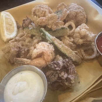 Crudo Wood Fired Taverna - Calamari Fritto Mixto - Italian Near Me - Frisco, Texas Crudo Wood Fired Taverna - Calamari Fritto Mixto - Italian Near Me - Frisco, Texas