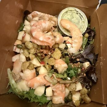 Edmund's Original - Crunchy Salad Poached Local Shrimp - Brewpubs Near Me - Charleston, South Carolina Edmund's Original - Crunchy Salad Poached Local Shrimp - Brewpubs Near Me - Charleston, South Carolina