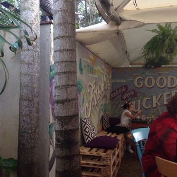 Plum Tucker Cafe - Frank & Mimi mural - Cafes Near Me - Red Hill, QLD