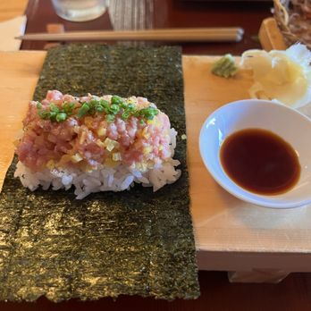Mensho - The Uni-Ku Temaki Roll - Noodles Near Me - Houston, Texas