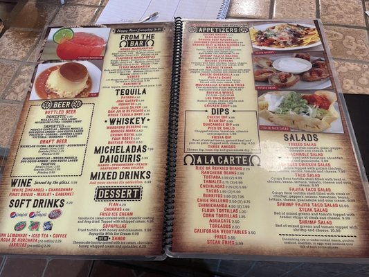 Menu photo 1 Los Tres Mexican Bar And Grill Springfield, KY