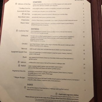 Mayan Cafe - Menu - Latin American Near Me - Louisville, Kentucky