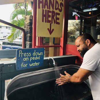 Dixie Grill - Wash hand station - Southern Near Me - Aiea, Hawaii