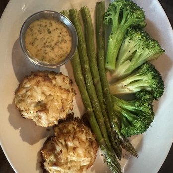 Burtons Grill & Bar - Crab Cake Entree - New American Near Me - Charlotte, North Carolina
