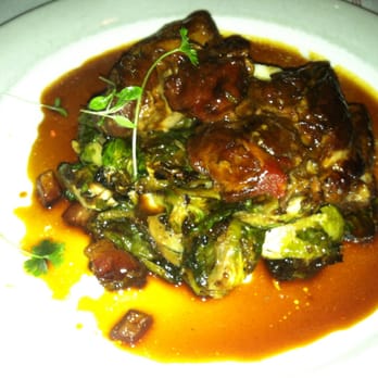 Bistro Niko - The special:  pork shoulder with brussel sprouts - French Near Me - Atlanta, Georgia