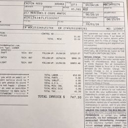 SUGGESTED $14,000 BILL!
