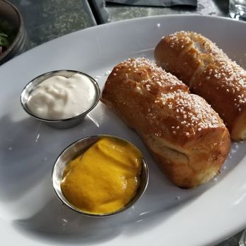 The Ice Plant - Pretzel bread! - Cocktail Bars Near Me - St. Augustine, Florida