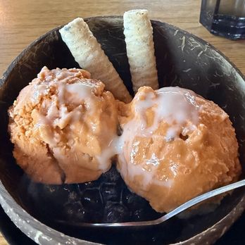Horm A Rice Thai Cuisine - Thai Tea Ice Cream With Boba Pearl - Thai Near Me - Boulder, Colorado