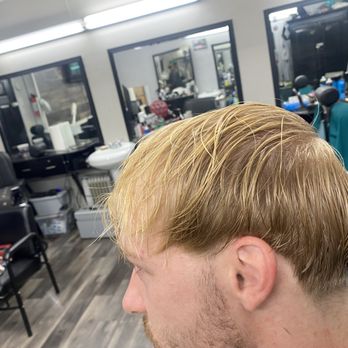 Tailored Cuts barbershop - Euro styled very long layers to very short edge taper - Barbers Near Me - Raleigh, North Carolina Tailored Cuts barbershop - Euro styled very long layers to very short edge taper - Barbers Near Me - Raleigh, North Carolina