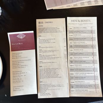 Men & Beasts - Menu - Chinese Near Me - Los Angeles, California Men & Beasts - Menu - Chinese Near Me - Los Angeles, California