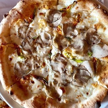Cecconi's Dumbo - Black truffle + goat cheese pizza ($45) - Italian Near Me - Brooklyn, New York Cecconi's Dumbo - Black truffle + goat cheese pizza ($45) - Italian Near Me - Brooklyn, New York