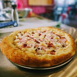 Pasta Delight - Stuffed Crust Hawaiian pizza Ham, Pineapple, Bacon