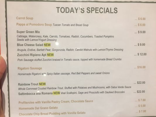 Menu photo 4 Dal Grano McLean, VA