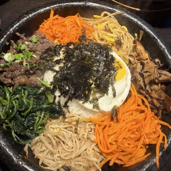 Dawa Kitchen - BIBIMBAP 비빔밥 - worth the extra egg and bulgogi ($$) - Korean Near Me - Garden Grove, California Dawa Kitchen - BIBIMBAP 비빔밥 - worth the extra egg and bulgogi ($$) - Korean Near Me - Garden Grove, California