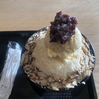 Dessert Cafe - Bingsu. Not bad, but light on condensed milk. - Waffles Near Me - Berkeley, California Dessert Cafe - Bingsu. Not bad, but light on condensed milk. - Waffles Near Me - Berkeley, California