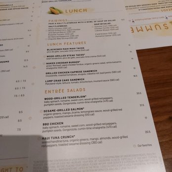 Seasons 52 - Menu - New American Near Me - Paramus, New Jersey