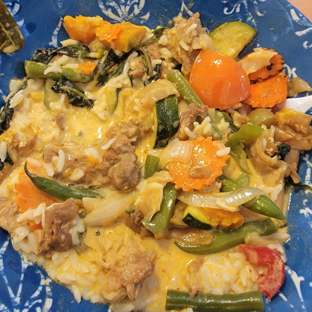 Thai Fresh - "pumpkin" curry... More like zucchini and green bean curry - Thai Near Me - Chula Vista, California Thai Fresh - "pumpkin" curry... More like zucchini and green bean curry - Thai Near Me - Chula Vista, California