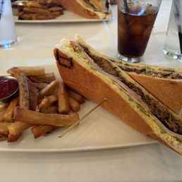Cuban Sandwich with fries