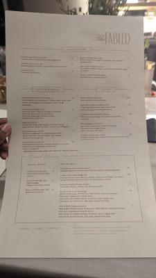Menu photo 3 The Fabled Atlanta, GA