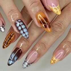 Kim Nails & Beauty Lounge - Gel manicure in Emeryville featuring a beautiful shade chosen to complement the nail shape.