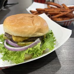 The Burger Spot - Burger and Sweet Potato Fries