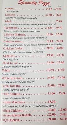 Menu photo 2 Catania's Pizza Yonkers, NY Menu photo 2 Catania's Pizza Yonkers, NY