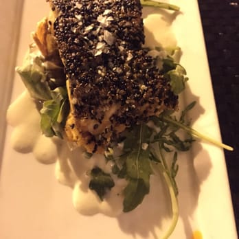 AMBAR Restaurant, Capitol Hill - Sesame Salmon, perfectly cooked on both of my visit - a Must! - Modern European Near Me - Washington, DC, District of Columbia