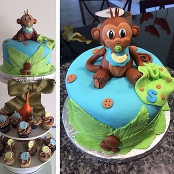 Cake Craze By Jaclyn Otero - a monkey on top of a cake - Bakeries Near Me - Miami, Florida